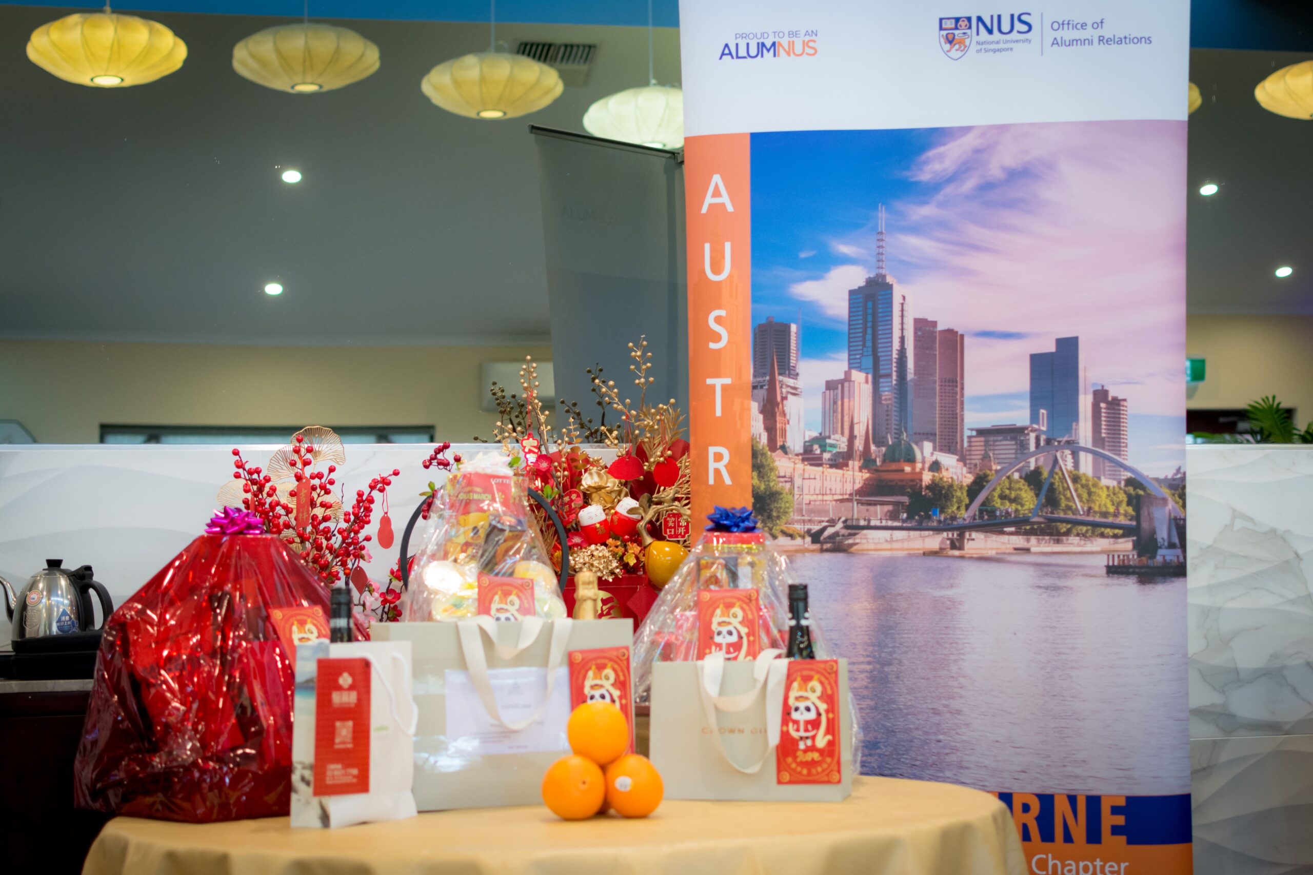 Lucky draw prizes awaiting their winners