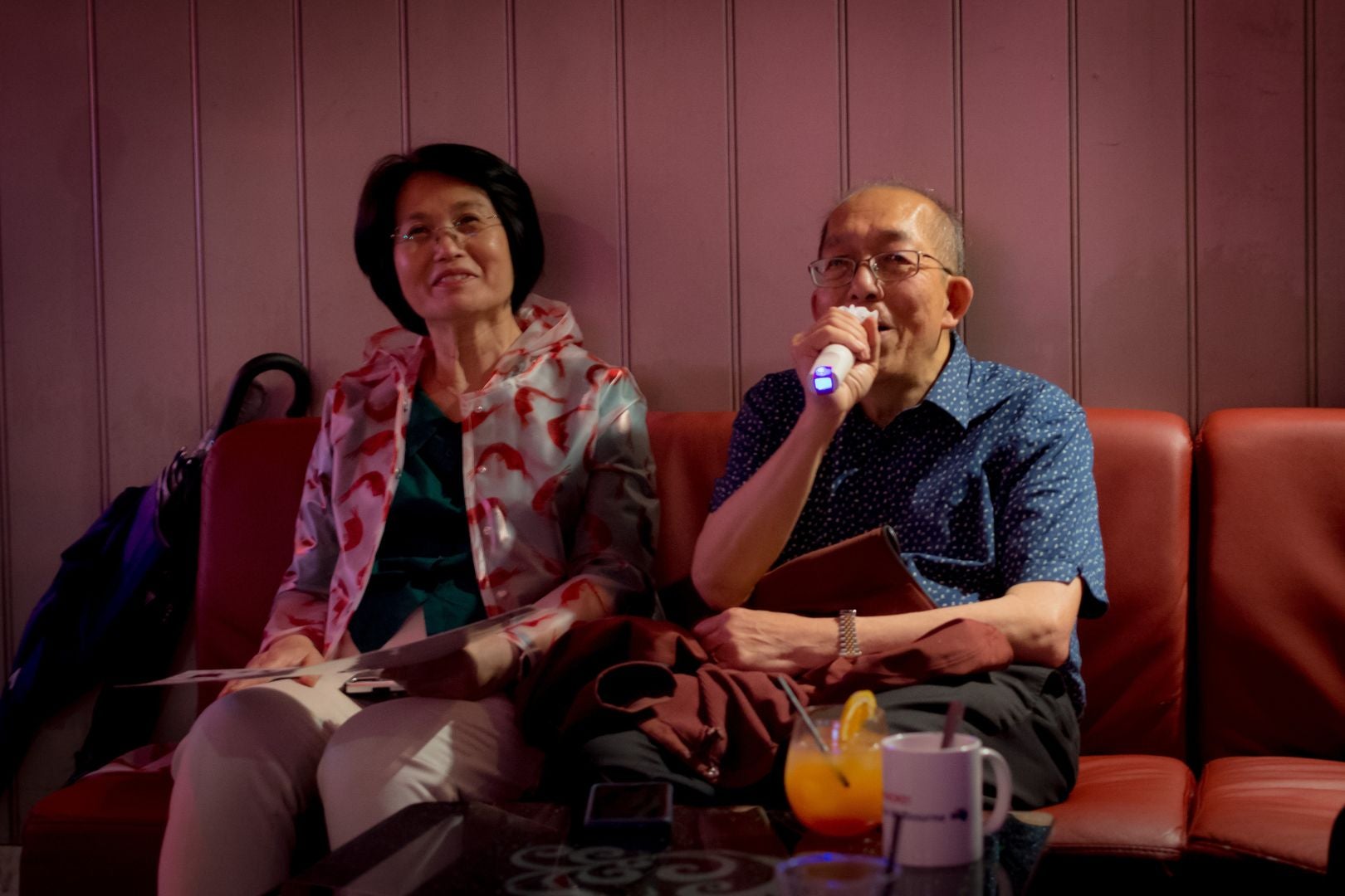 Singer Dr Raymond Wong and his lovely wife Catherine