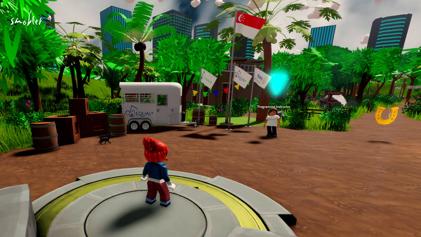 Equalverse, an equestrian-inspired wellness sanctuary created in partnership with StarHub, Rotary Club Singapore, and EQUAL.