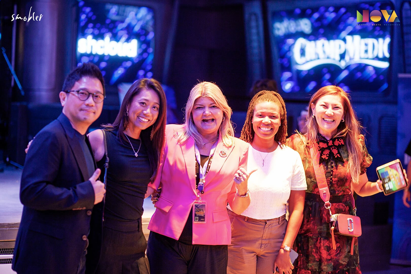 (left to right) Dr Luke Soon (Partner, PwC Singapore), Maria Chak (Advisory, Republic), Sandy Carter (COO, Unstoppable Domains), Stacey-Ann Pearson (Head of Web3 - APAC, AWS), and Dr Loretta Chen @ NOVA 2024 : Singapore Edition