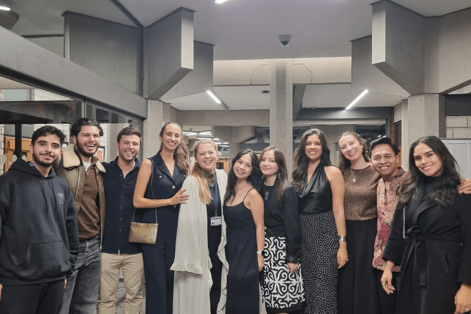 Mr Danial with his Oxford classmates.