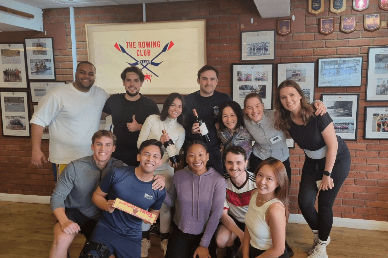 Mr Danial with his Oxford classmates.