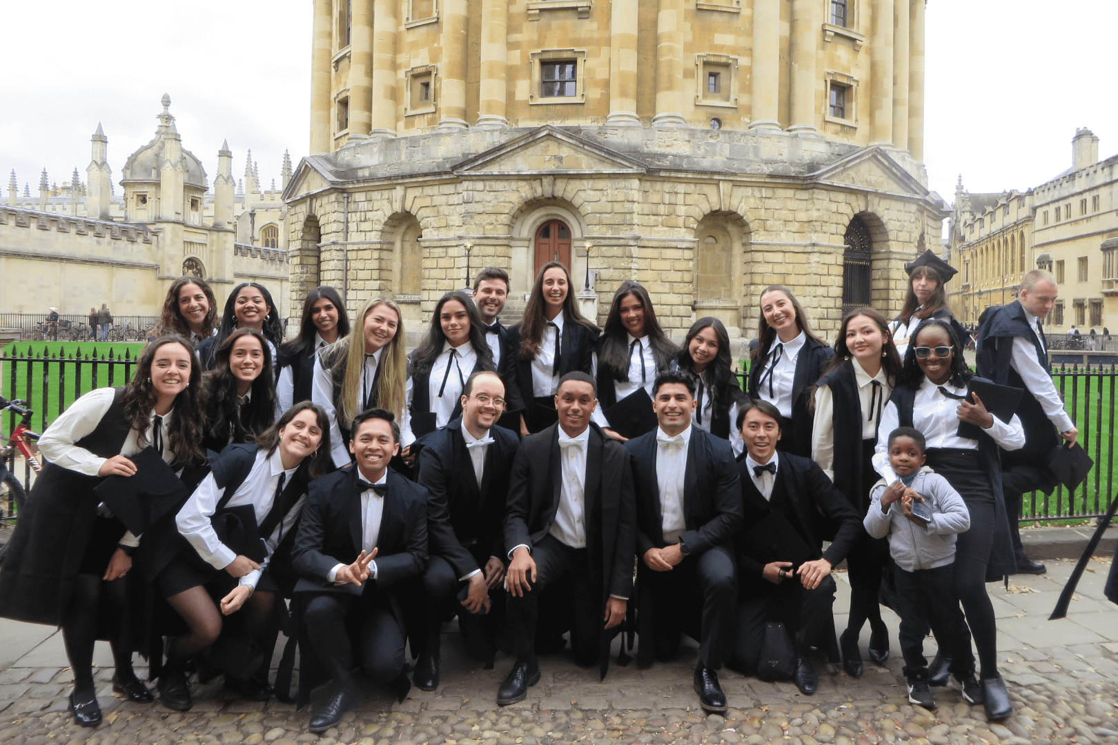 Mr Danial with his Oxford classmates.