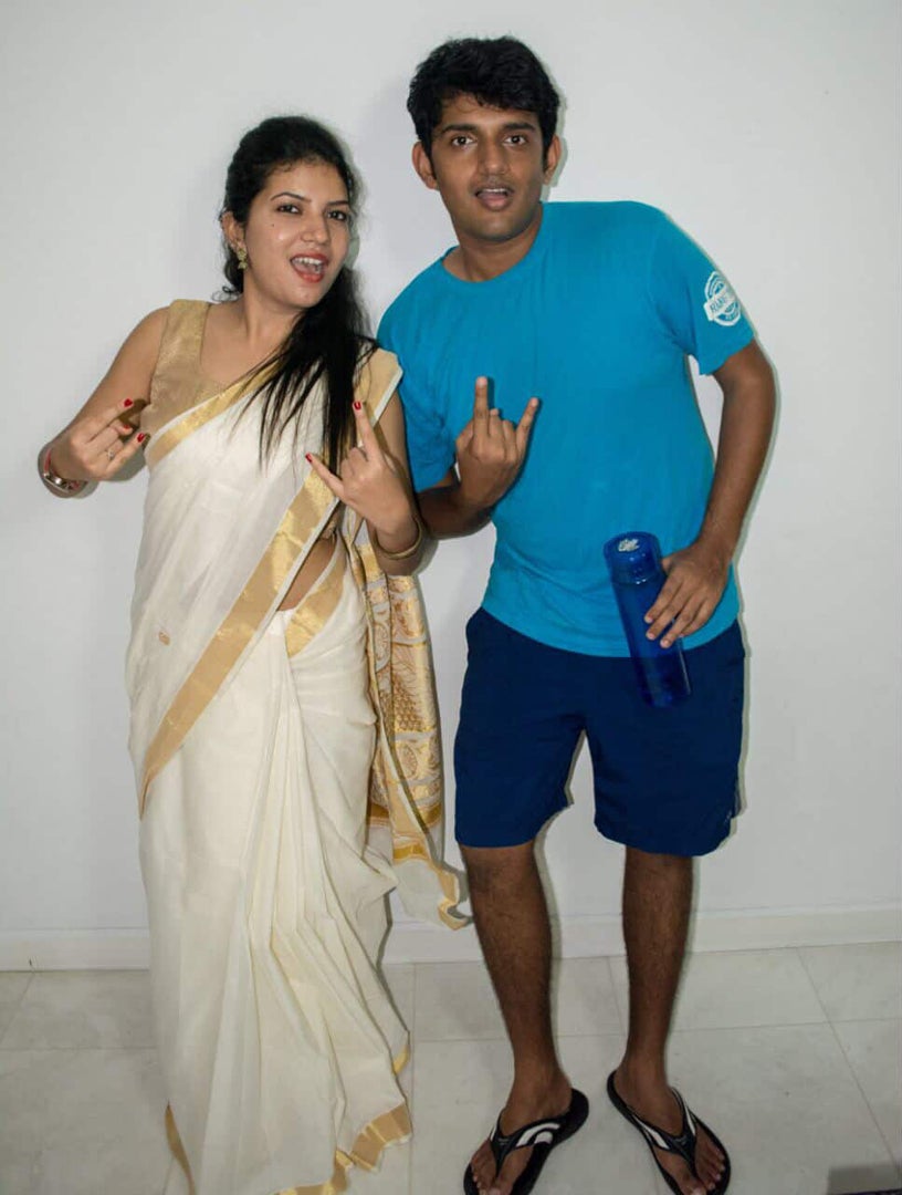 One of their many fun moments together.