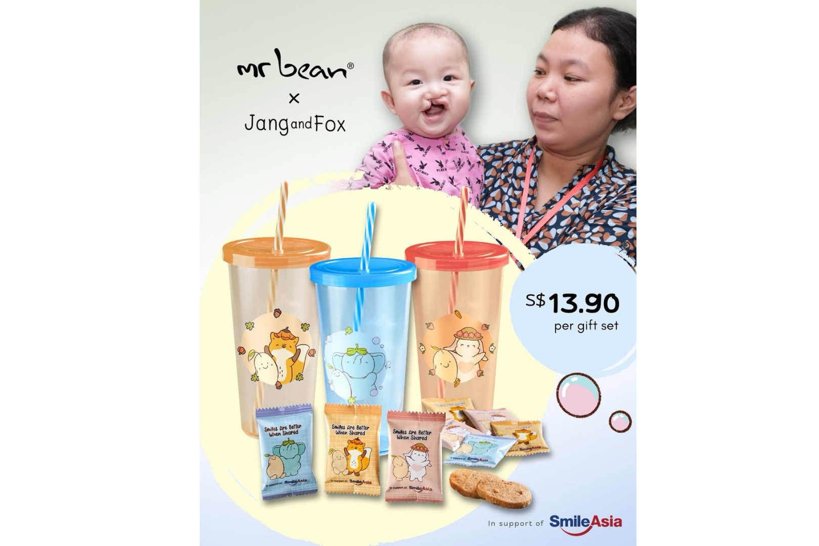 In a full circle moment, JangandFox recently collaborated with Mr Bean to support Smile Asia.