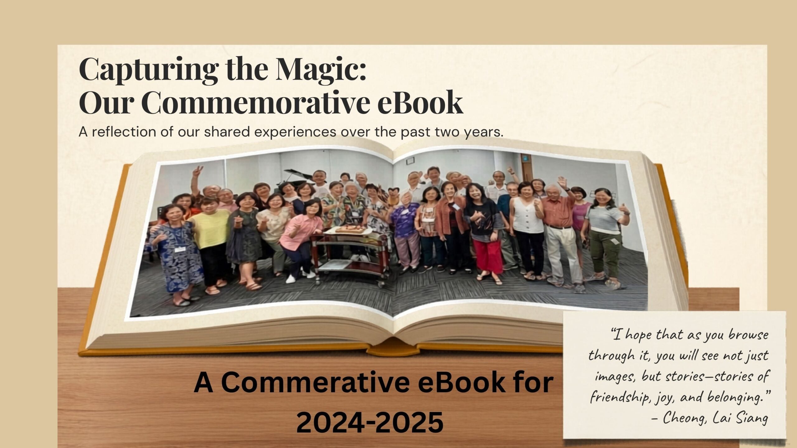 A commemorative eBook by Cheong Lai Siong, to celebrate the 10th anniversary featuring activities in 2024-2025