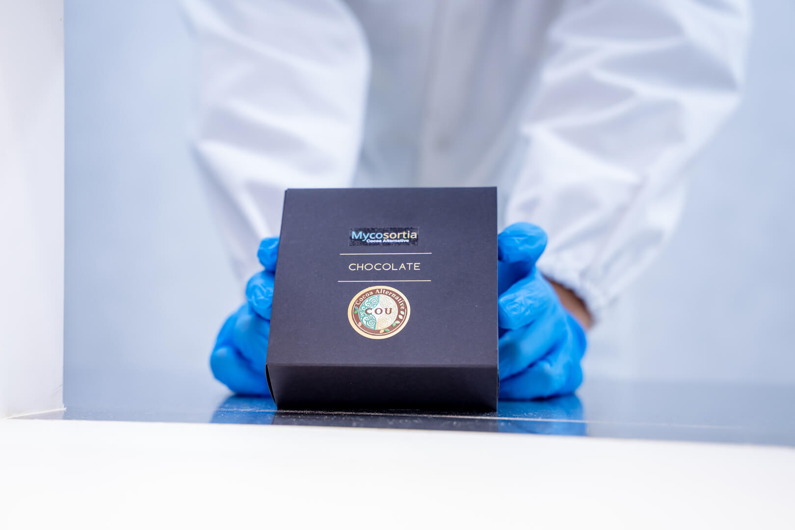 Mycosortia’s chocolate range includes, among others, classic milk and dark chocolate options, alongside a mushroom-infused variety with a more earthy flavour profile.
