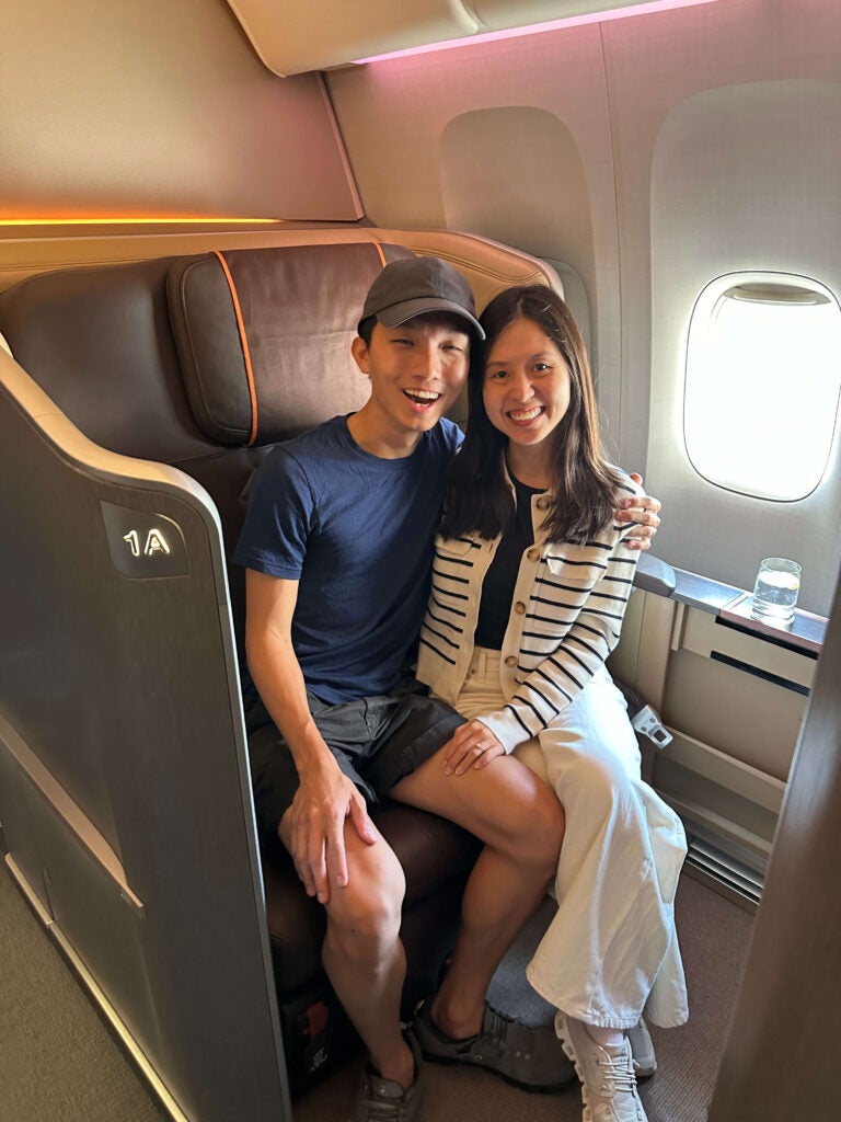 Racking up airline miles