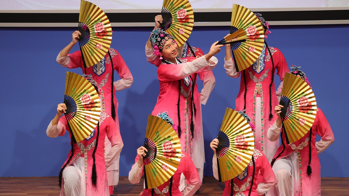 NUS Chinese Dance captivated audiences at NUS Alumni Relations’ Lunar New Year celebrations on 24 February 2026.