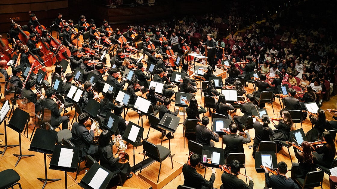 The NUS Symphony Orchestra (NUSSO) marked a successful Kuala Lumpur debut at Dewan Filharmonik PETRONAS on 28 February 2026, performing to a full house with many alumni in attendance.